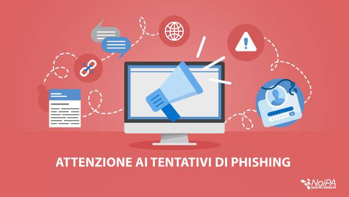 Tentativi di phishing in corso
